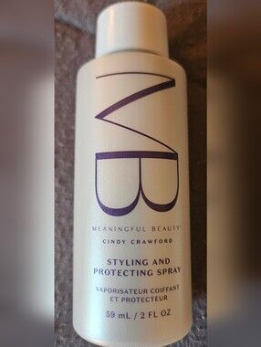 Meaningful Beauty Styling and Protecting Spray - White Bottle with Purple Logo